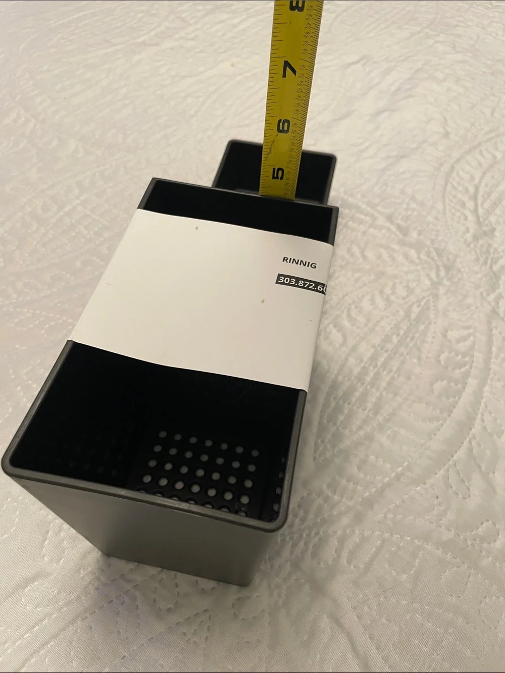 NWT IKEA RINNIG Black Plastic Utensil Organizing Sink Rack for Accessories